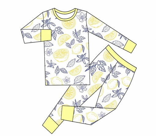 •Pre-Order• Limoncello Long Sleeve Pajama Set