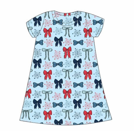 •Pre-Order• Liberty Bows T-Shirt Dress